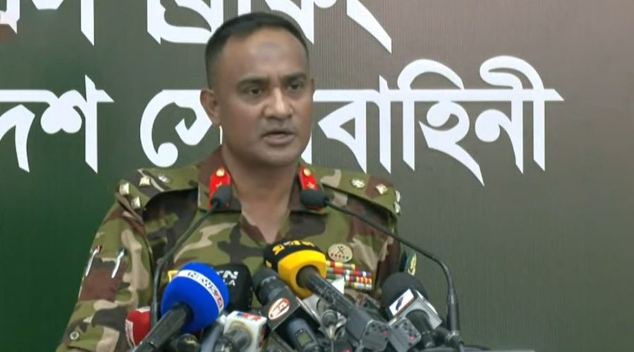 সরকারের সঙ্গে সেনাবাহিনীর কোনো বিরোধ নেই, রাষ্ট্রের স্বার্থ ও সার্বভৌমত্ব রক্ষায় সরকার ও সেনাবাহিনী একসঙ্গে কাজ করছে -সেনা সদর আর্মী