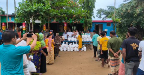 ঘূর্ণিঝড় রেমালের প্রভাবে খাগড়াছড়ির ২৫ টি গ্রাম প্লাবিত-ত্রাণ বিতরণ