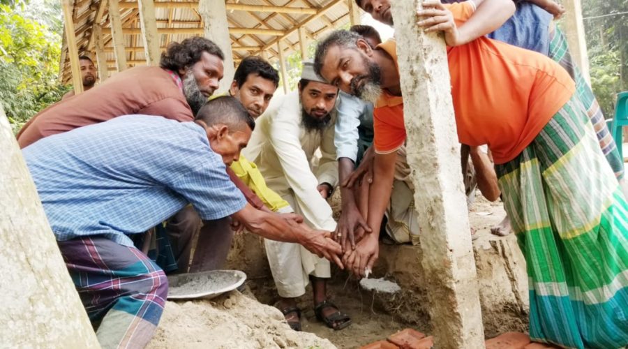 ঠাকুরগাঁওয়ে ঢাঙ্গীপুকুর আদর্শ গ্রাম নূরানী মাদ্রাসার ভিত্তি প্রস্তরের শুভ উদ্বোধন