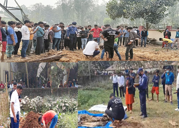 আশুলিয়ায় আদালতের নির্দেশে ছাত্র-জনতার আন্দোলনে নিহত ৪ জনের লাশ কবর থেকে উত্তোলন আশুলিয়ায় আদালতের নির্দেশে ছাত্র-জনতার আন্দোলনে নিহত ৪ জনের লাশ কবর থেকে উত্তোলন