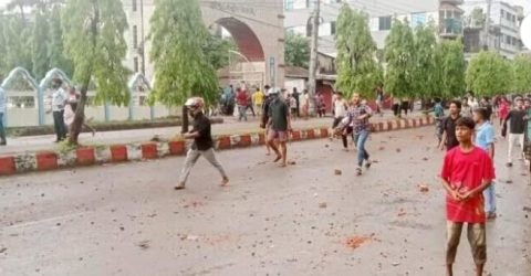 হবিগঞ্জে দুই এলাকাবাসীর সংঘর্ষ, আহত ৩০