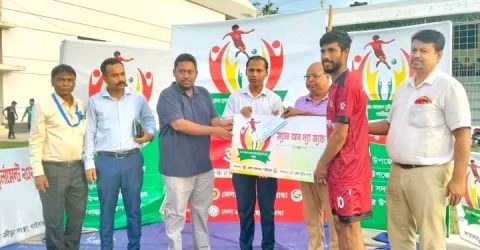 গাইবান্ধায় গোলের বন্যায় গোবিন্দগঞ্জ উপজেলার দুর্দান্ত জয়