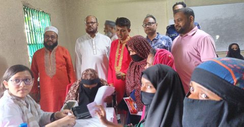 কুমিল্লার ‎চৌদ্দগ্রামে বিনামূল্যে চিকিৎসাসেবা: ৫ হাজার মানুষের মুখে হাসি