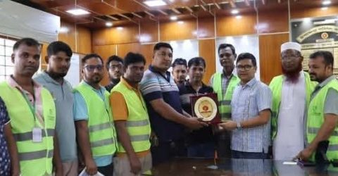 খুলনায় শ্রেষ্ঠ উপজেলা নির্বাহী অফিসার নির্বাচিত মুহাম্মাদ আল-আমিনকে নিসচা ডুমুরিয়ার বিশেষ সম্মাননা