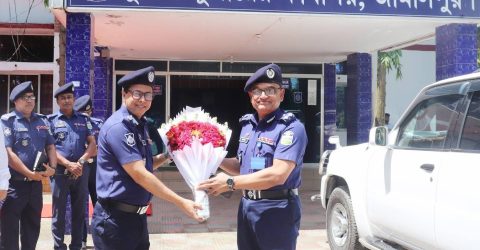 ময়মনসিংহ রেঞ্জ ডিআইজি কতৃক পুলিশ অফিস জামালপুর বার্ষিক পরিদর্শন