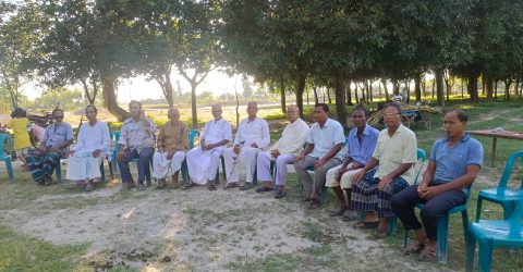 বীরগঞ্জ মহুগাঁও মহা শ্মশান ঘাটে চুল্লি উদ্বোধন অনুষ্ঠান