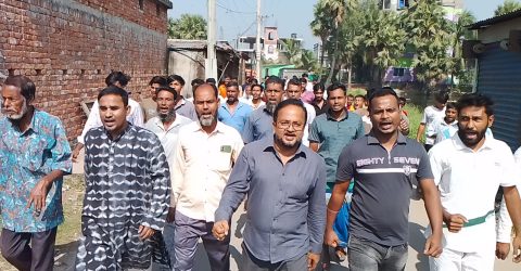 আওয়ামী লীগের ঘোষিত লক ডাউনের নামে নাশকতা রুখে দিতে রূপগঞ্জ তারবো পৌর বিএনপির বিক্ষোভ কর্মসূচি অনুষ্ঠিত