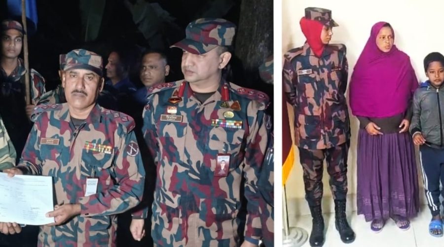 ভারতীয় হাইকমিশনের অনুরোধের অন্তঃসত্ত্বা সোনালীকে বিএসএফের নিকট হস্তান্তর করল বিজিবি