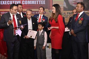 লাগডিয়া বলরুমে নিউইয়র্ক নিউ হরাইজন লায়ন্স ক্লাবের নবনির্বাচিত কমিটির জাঁকজমকপূর্ণ ও বর্ণাঢ্য অভিষেক অনুষ্ঠান সম্পন্ন