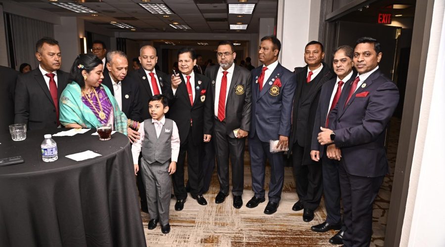 লাগডিয়া বলরুমে নিউইয়র্ক নিউ হরাইজন লায়ন্স ক্লাবের নবনির্বাচিত কমিটির জাঁকজমকপূর্ণ ও বর্ণাঢ্য অভিষেক অনুষ্ঠান সম্পন্ন