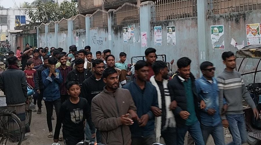 ছাত্রনেতা শাহাবুদ্দিনের নেতৃত্বে সাঘাটা-ফুলছড়ি ০৫ আসনে ধানের শীষের পক্ষে মিছিল
