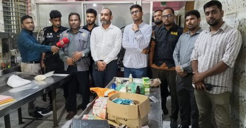 নকল ও অনুমোদনহীন ওষুধ উৎপাদন: এনএসআই ও র‍্যাব-১০ এর অভিযানে জরিমানা