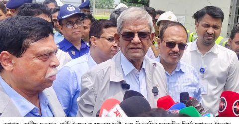 গন্ধর্বপুর পানি শোধনাগার প্রকল্প চালু হলে দিনে ৫০ কোটি লিটার বিশুদ্ধ পানি ঢাকা শহরে সরবরাহ করা যাবে- মির্জা ফখরুল