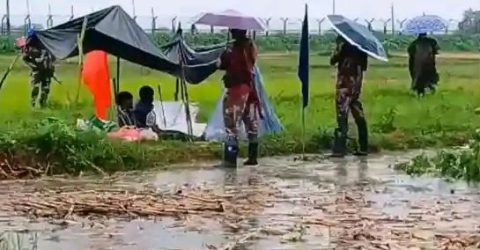 সীমান্তের শূন্যরেখায় আট দিন ধরে মানবেতর জীবন; অনিশ্চয়তায় পাঁচ যুবক