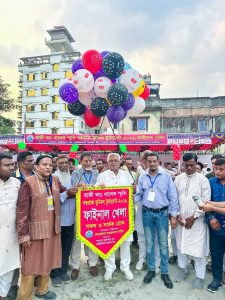 কেরানীগঞ্জে হাজী আব্দুল খালেক স্মৃতি গন্ধরাজ ফুটবল টুর্নামেন্টের ফাইনালে শাক্তা ইউনিয়ন বলষতা স্পোর্টিং ক্লাবের জয়