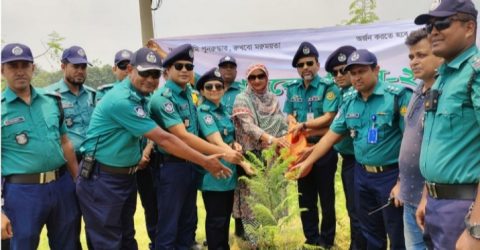 ট্রাফিক ওয়ারী বিভাগের উদ্যোগে পরিবেশ দিবস পালিত