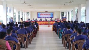 হবিগঞ্জ জেলা পুলিশের মাসিক কল্যাণ ও অপরাধ পর্যালোচনা সভা অনুষ্ঠিত