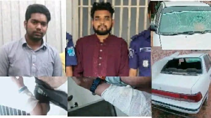 সাভারে এক ব্যবসায়ীর উপর অতর্কিত হামলা, গাড়ি ভাংচুর ও লুটপাটের অভিযোগ- আটক-১