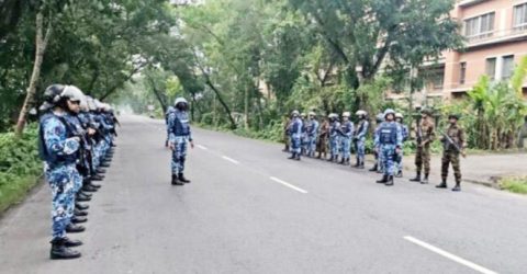 কারফিউ চলছে, থমথমে গোপালগঞ্জ আইন-শৃঙ্খলা বাহিনী সতর্ক পাহারায় 
