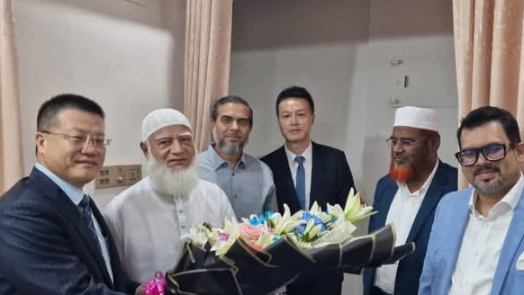 বাংলাদেশ জামায়াত ইসলামীর আমীরের সঙ্গে চীনের রাষ্ট্রদূতের সৌজন্য সাক্ষাৎ