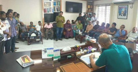 রংপুরে গণমাধ্যমকর্মীদের মিট দ্যা পুলিশ কমিশনার কর্মসূচি পালন 