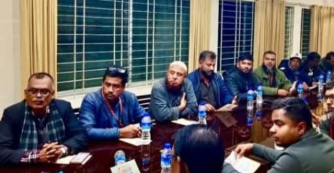 সাঘাটায় ত্রয়োদশ জাতীয় সংসদ নির্বাচন সামনে রেখে অবহিতকরণ সভা অনুষ্ঠিত