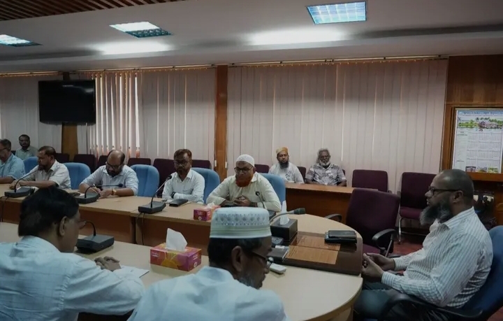 পটুয়াখালী ভার্সিটির নবনিযুক্ত ভাইস-চ্যান্সেলরের সঙ্গে শাখা প্রধানদের মতবিনিময় সভা অনুষ্ঠিত