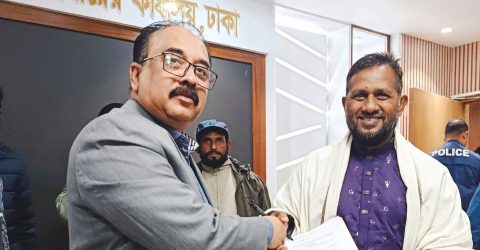 জাতীয় সংসদ নির্বাচন: ঢাকা-৮ আসনে মোঃ রাসেল কবিরের মনোনয়নপত্র দাখিল