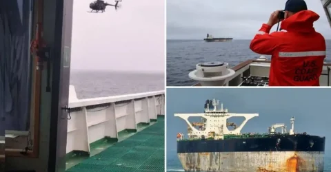 আটলান্টিকে রুশ তেল ট্যাঙ্কার জব্দ: মার্কিন অভিযানে ব্রিটেনের সক্রিয় সহায়তা