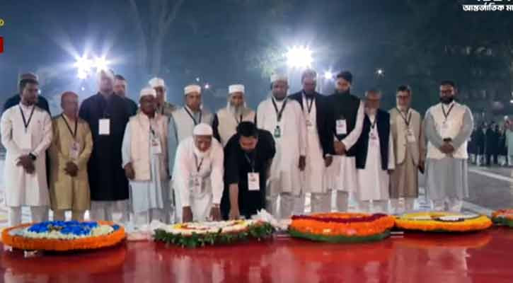 জামায়াতে ইসলামী এখনও শহীদ মিনারে শ্রদ্ধা নিবেদনকে ‘নাজায়েজ’ মনে করে কি না—এমন প্রশ্নে বিরক্তি প্রকাশ