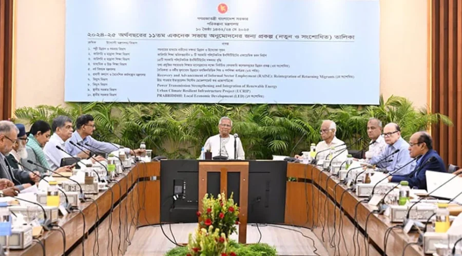 একনেক বৈঠকে ১১ হাজার ৮৫১ কোটি ২৯ লাখ টাকা ব্যয় সম্বলিত ৯টি প্রকল্প অনুমোদন একনেক