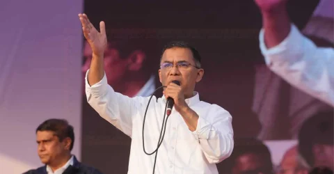 গুপ্তরা বিভ্রান্তিকর কথা ছড়াচ্ছে সিরাজগঞ্জে তারেক রহমান