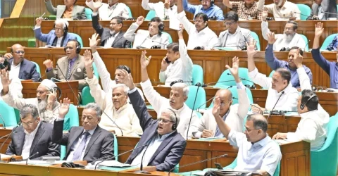 পাস হলো ৯ লাখ ৩৮ হাজার কোটি টাকার জাতীয় বাজেট