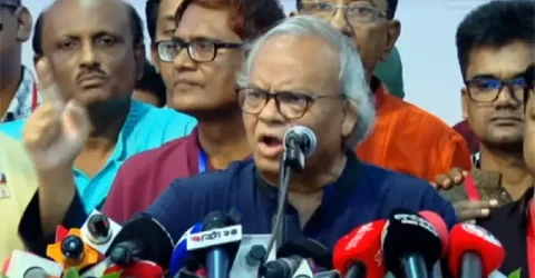 কলকাতায় অফিস খুলে দেশবিরোধী কর্মকাণ্ড পরিচালনা করছে হাসিনা: রুহুল কবির রিজভী